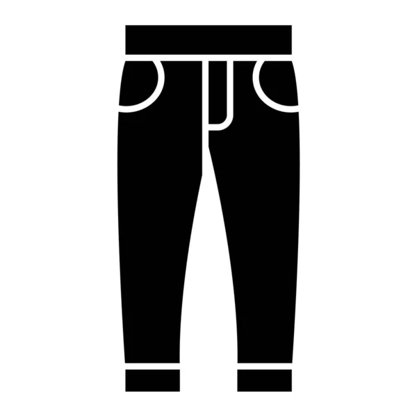 Icona Dei Pantaloni Semplice Illustrazione Vestiti Icone Vettoriali Web — Vettoriale Stock