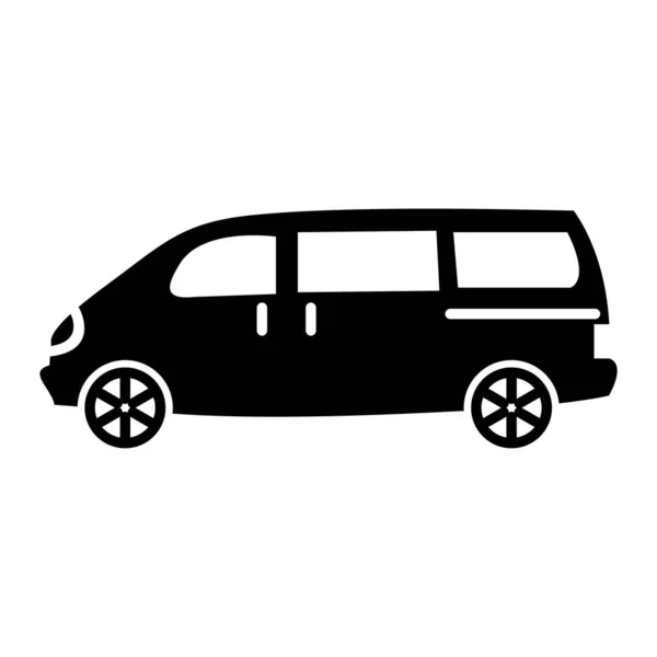 Autó Ikon Egyszerű Illusztráció Taxi Jármű Vektor Ikonok Web — Stock Vector