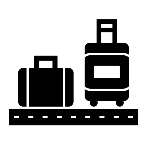 Travel Suitcases Icon Simple Illustration — Image vectorielle