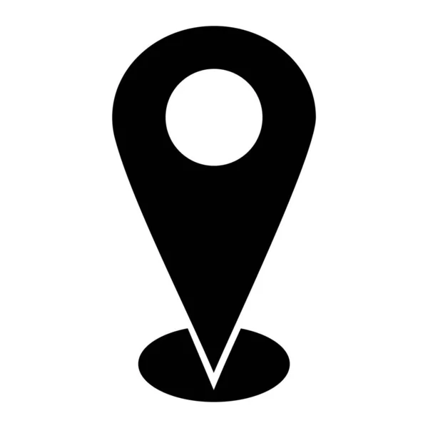 Locatie Pin Pictogram Vector Illustratie — Stockvector