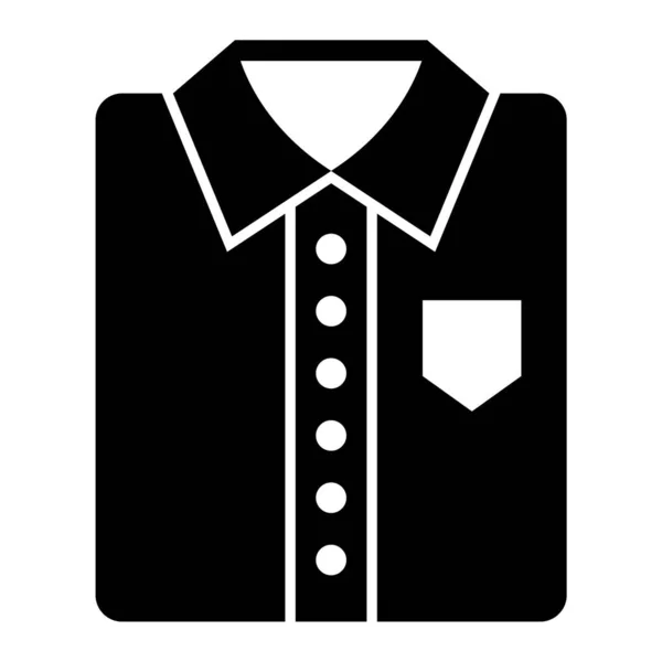 Camicia Icona Web Semplice Illustrazione — Vettoriale Stock