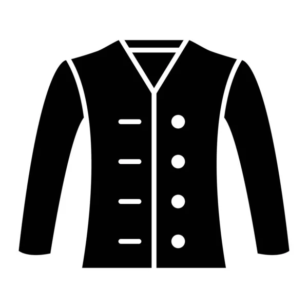 Chaqueta Icono Web Ilustración Simple — Archivo Imágenes Vectoriales