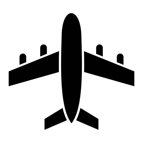 Airplane Icon Vector Illustration — Stock Vector