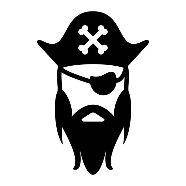Pirate Skull Icon Simple Illustration Vector Icons Web — Image vectorielle