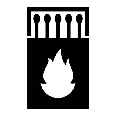 Gaz sobası simgesinin vektör illüstrasyonu