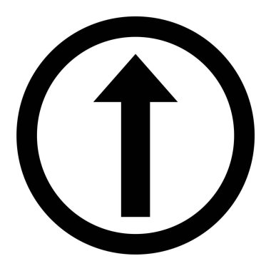 Ok. Web simgesi basit illüstrasyon