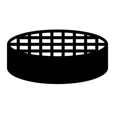 ekmek ikonu vektör illüstrasyonu