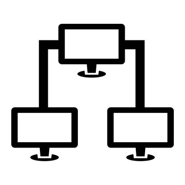 ağ paylaşım simgesi çizimi