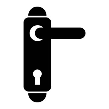 anahtar kilidi web simgesi vektör çizimi