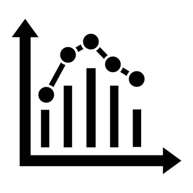 grafik ikonu vektör illüstrasyonu