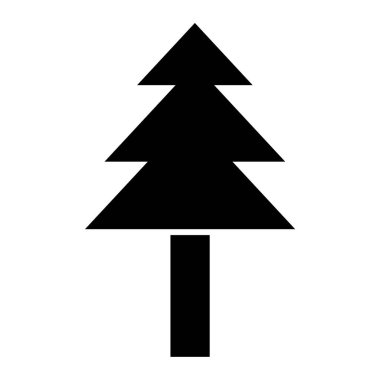 Yılbaşı ağacı. Basit tasarım