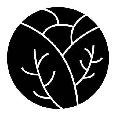 İzole edilmiş tek bir Paskalya Yumurtası ikonunun vektör çizimi