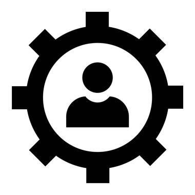 kullanıcı. Web simgesi basit illüstrasyon