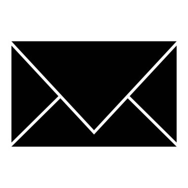 Mektup. Web simgesi basit illüstrasyon