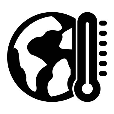 Termometre. Web simgesi basit tasarım