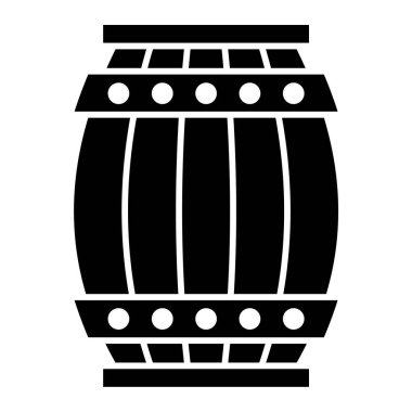 Fıçı. Web simgesi basit tasarım