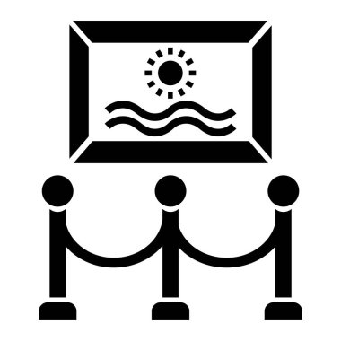 Kumsal. Web simgesi basit illüstrasyon