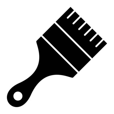 fırça. Web simgesi basit illüstrasyon
