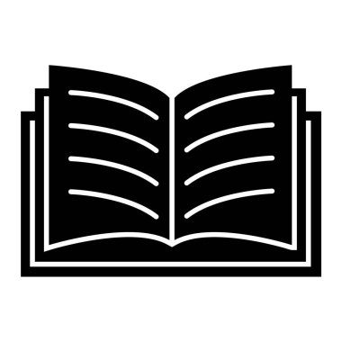 kitap simgesi vektör illüstrasyonu