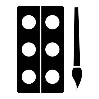 Tek izole edilmiş kalem simgesinin vektör çizimi