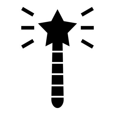 Sihirli değnek. Basit resimleme