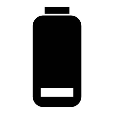 Su şişesi ikonu. Web tasarımı için bira karıştırıcı vektör simgelerinin basit çizimi