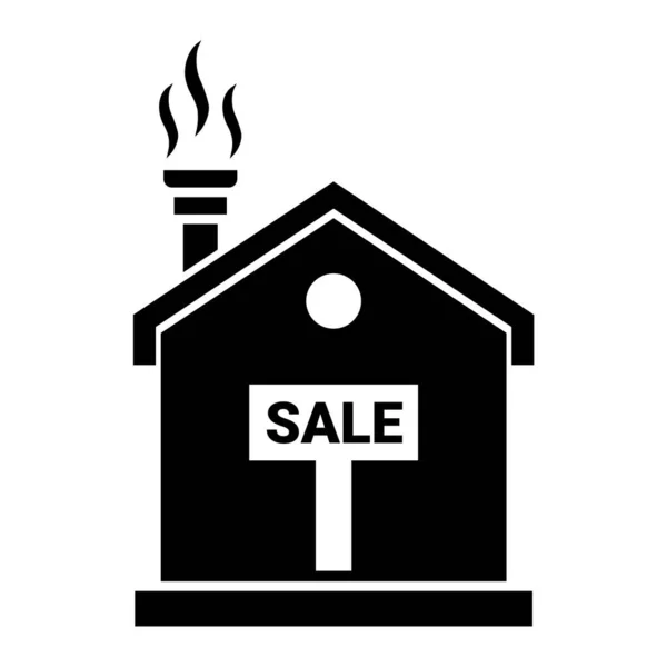 House Fire Icon Vector Illustration Design — Wektor stockowy