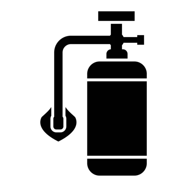 Wasserlöscher Symbol Einfache Illustration Von Gasmaskenvektorsymbolen Für Das Web — Stockvektor