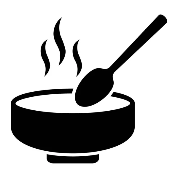 Cocinar Icono Web Ilustración Simple — Vector de stock