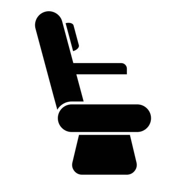 Sandalye. Web simgesi basit tasarım