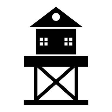 Ev. Web simgesi basit illüstrasyon