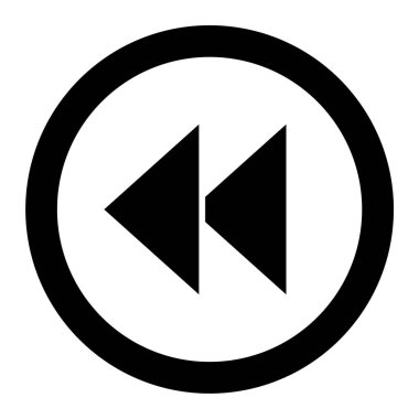 Oynayın. Web simgesi basit illüstrasyon