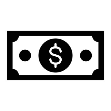 Para için. Web simgesi basit illüstrasyon