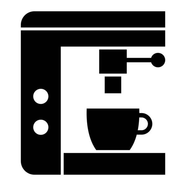 Koffiezetapparaat Web Icoon — Stockvector