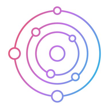 uzay simgesinin vektör illüstrasyonu