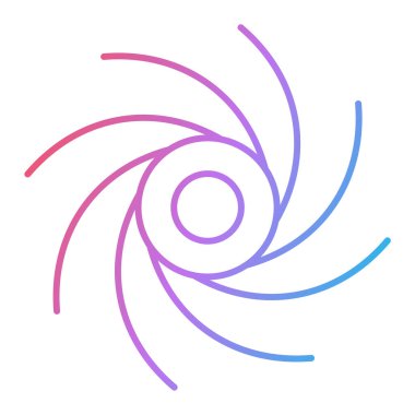 uzay simgesinin vektör illüstrasyonu