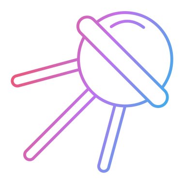 İzole edilmiş bir düz dizayn üzerindeki boşluk simgesi