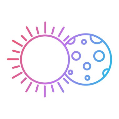 uzay simgesinin vektör illüstrasyonu