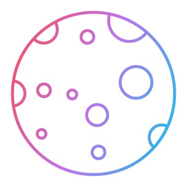 İzole edilmiş bir düz dizayn üzerindeki boşluk simgesi