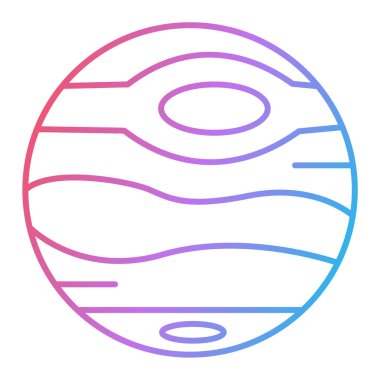 uzay simgesinin vektör illüstrasyonu