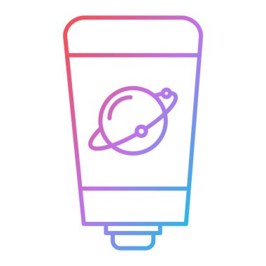 uzay simgesinin vektör illüstrasyonu