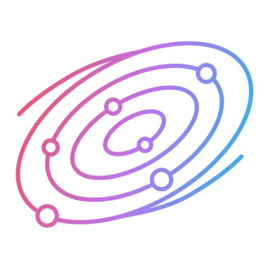 uzay simgesinin vektör illüstrasyonu