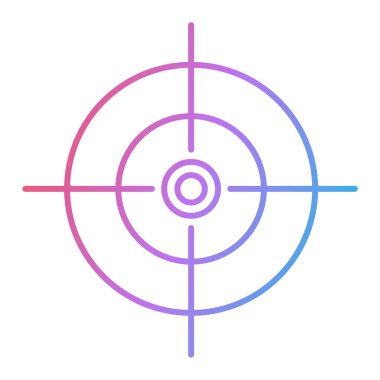 hedef simge vektör illüstrasyonu