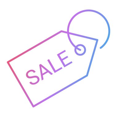 satış etiketi vektör illüstrasyonu