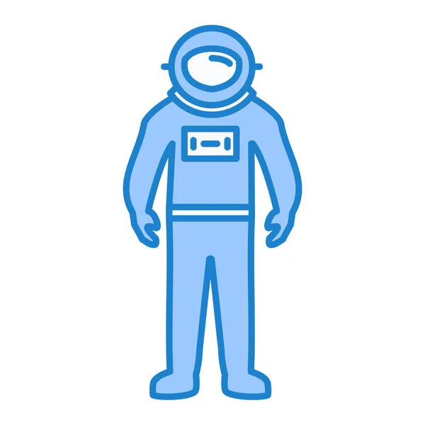 Ilustração Vetor Ícone Astronauta —  Vetores de Stock