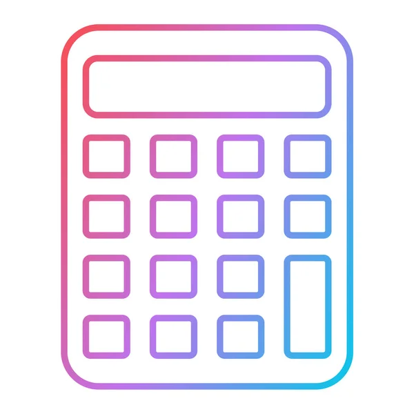 Calculator Icon Vector Illustration — Stock Vector