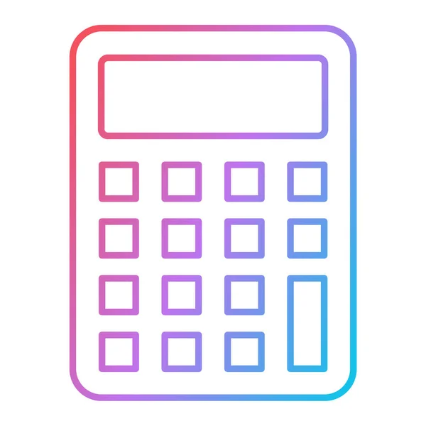 Calculator Icon Vector Illustration — Stock Vector