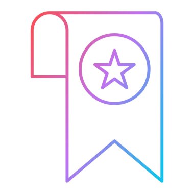 yıldız simgesi vektör illüstrasyonu