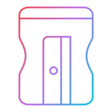 Modern b 'nin vektör illüstrasyonu çekmece simgesinden yoksun