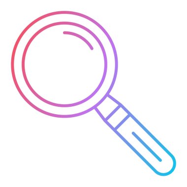 Arama simgesi vektör illüstrasyonu